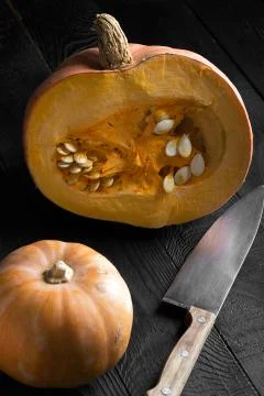 Pumpkins on the table 写真素材