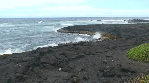 Punalu'u 2 Stock Footage 651643