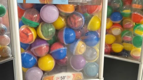 Punch Ballons Coin Machine Stock-Footage 144495076