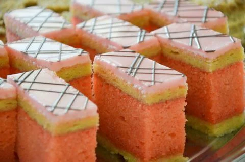 Punch cakes Stock Photos