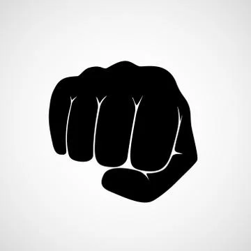 Punch fist vector Stock Illustration