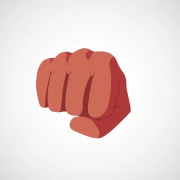 Punch fist vector Stock Illustration