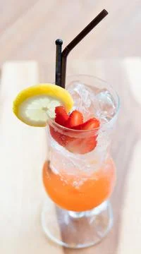 Punch juice on the table Stock Photos