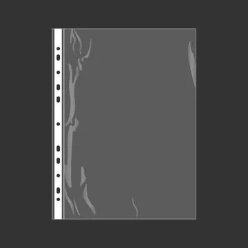 Punched pocket vector illustration. office equipment. Stock Illustration