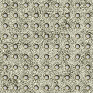 Punched wall Stock Illustration