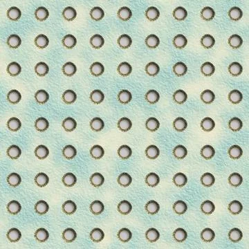 Punched wall Stock Illustration