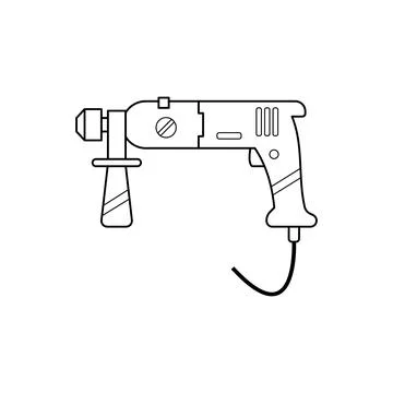 Puncher icon. Element of construction tools for mobile concept and web apps Stock Illustration