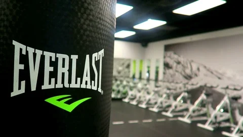 Punching bag Stock Footage 75654742