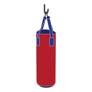 Punching bag icon Stock Illustration