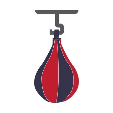 Punching bag icon Stock Illustration