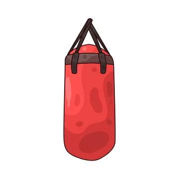 Punching Bag illustration Stock Illustration