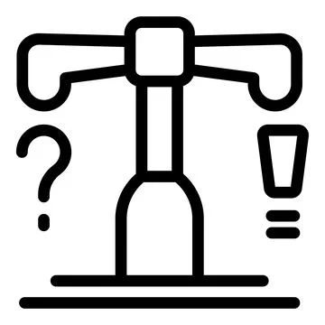 Punching bag machine being used for stress relief and fun Stock Illustration