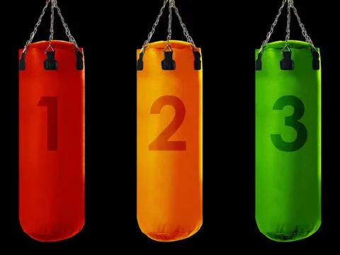 Punching bag Stock Photos