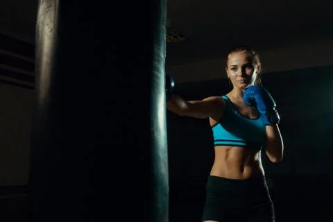Punching Bag Punch Stock Photos
