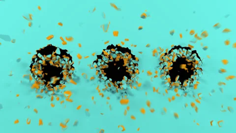 Punching holes in the wall Stock Footage 85595758