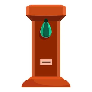 Punching machine measuring strength with hanging speed ball Stock Illustration