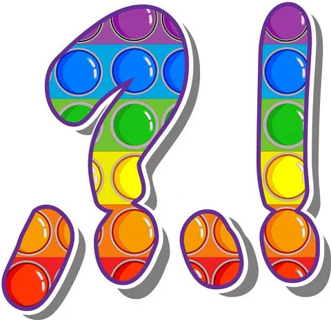 Punctuation marks. Stock Illustration