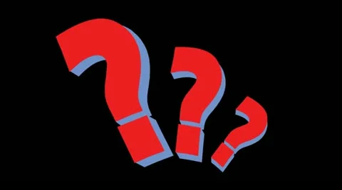 Punctuation marks in style of comics. Pop up Stock Footage 11077431