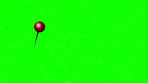 Punctuation. Pin, stationery button, axe Stock Footage 165597241
