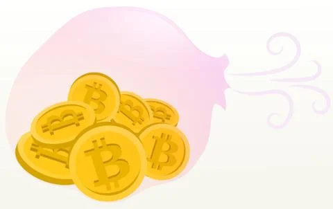 Punctured Bubble Stock Illustration