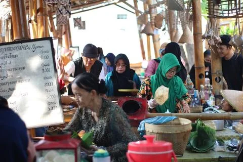 Pundensari Market East Java Foto stock
