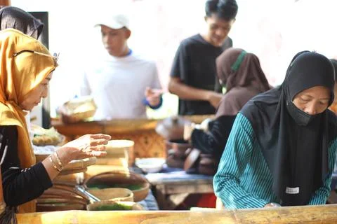 Pundensari Market East Java Stock-Fotos