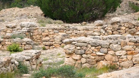 Punic necropolis Ibiza Vídeos de archivo 83045856