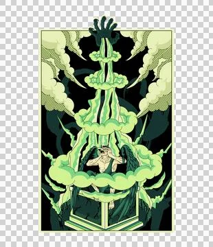 Punishment for arrogance Stock Illustration