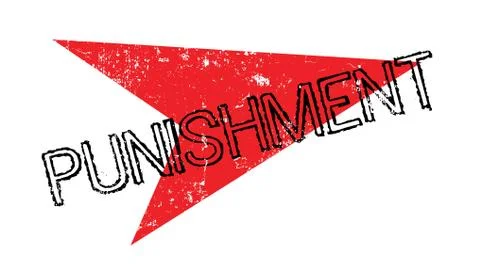 Punishment rubber stamp Stock Illustration
