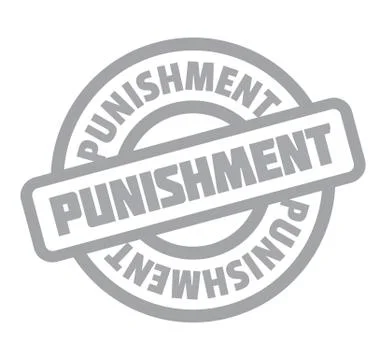 Punishment rubber stamp Stock Illustration