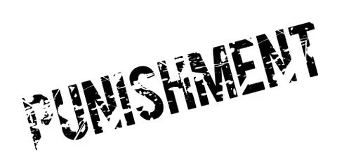 Punishment rubber stamp Stock Illustration