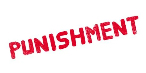 Punishment rubber stamp Stock Illustration