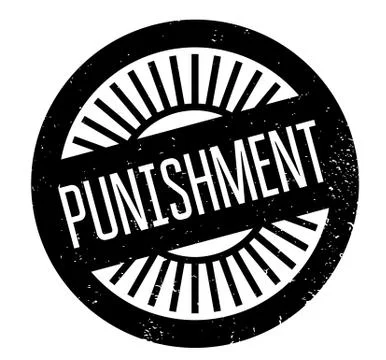 Punishment rubber stamp Stock Illustration