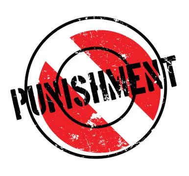 Punishment rubber stamp Stock Illustration