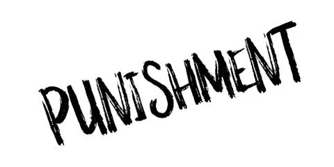Punishment rubber stamp Stock Illustration