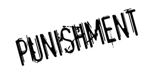 Punishment rubber stamp Stock Illustration