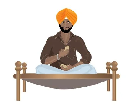 Punjabi man Stock Illustration