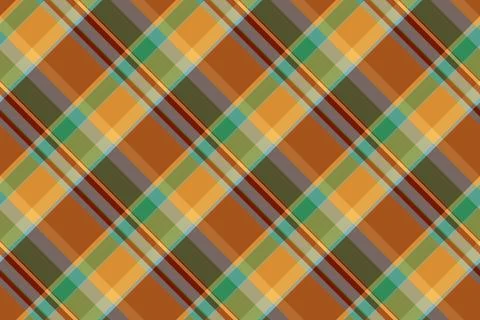 Punk check background seamless, weave plaid tartan vector. Tissue pattern f.. Stock Illustration