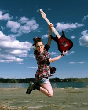 PUNK CHICK 2 Stock Photos