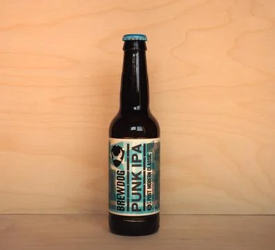Punk IPA beer bottle Stock Photos