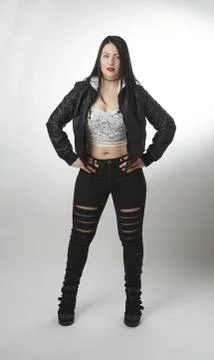 Punk rock model Stock-Fotos