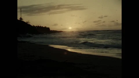 Punta Borinquen Beach 1960 Stock Footage 232183596
