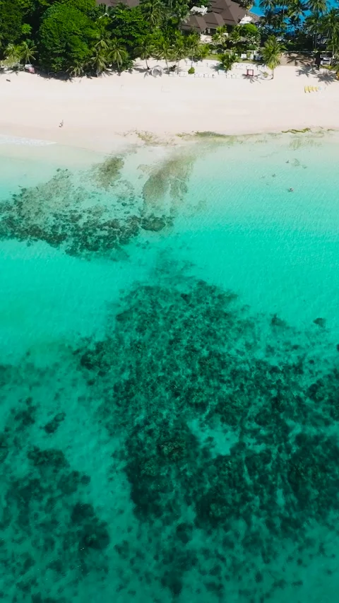 Punta Bunga Beach in Boracay, Philippines. Stock Footage 267116843