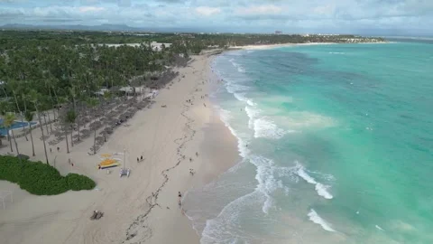 Punta Cana, Bavaro Beach Stock Footage 303181609