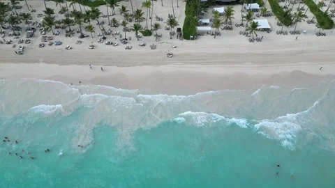 Punta Cana, Bavaro Beach Stock Footage 303181730