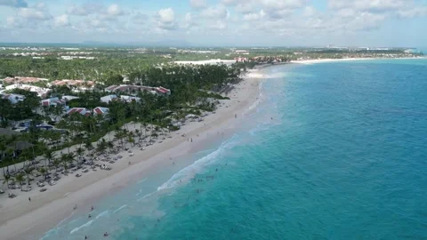 Punta Cana, Bavaro Beach Stock Footage 303181872