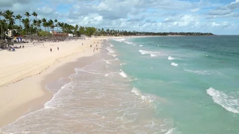 Punta Cana, Bavaro Beach Stock Footage 303182051