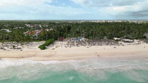 Punta Cana, Bavaro Beach Stock Footage 303182090