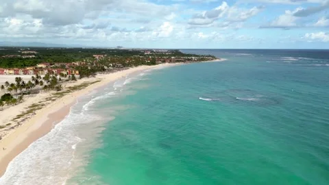Punta Cana, Bavaro Beach Stock Footage 303182295