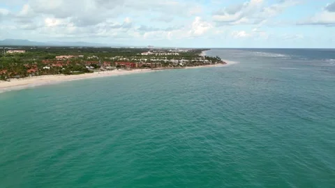 Punta Cana, Bavaro Beach Stock Footage 303182359